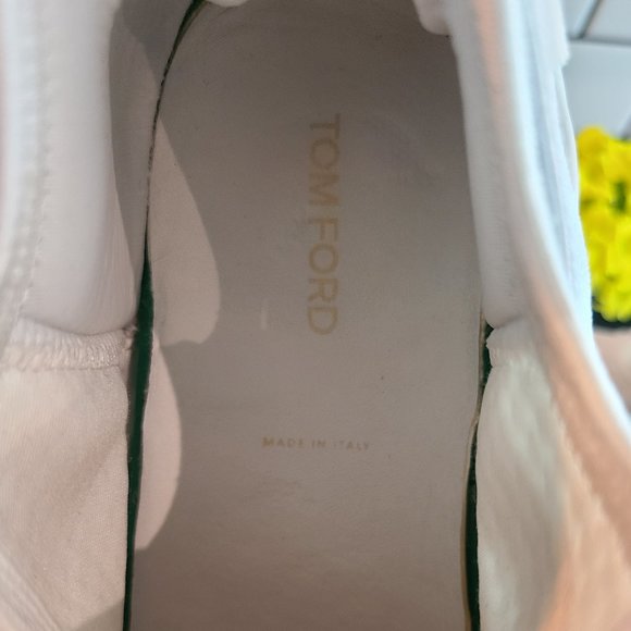 TOM FORD - Jago - Designer Fashion Sneaker - Men\'s size 11 - White main image 7